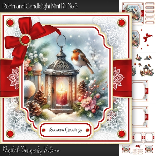 Robin and Candlelight Mini Kit No.3