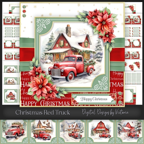 Christmas Red Truck