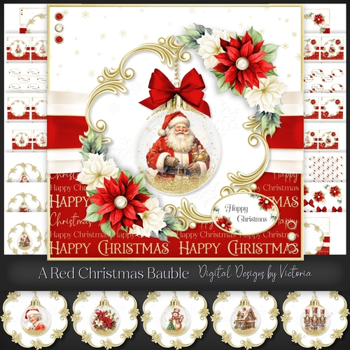 A Red Christmas Bauble