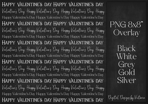 Happy Valentines Day Overlay PNG