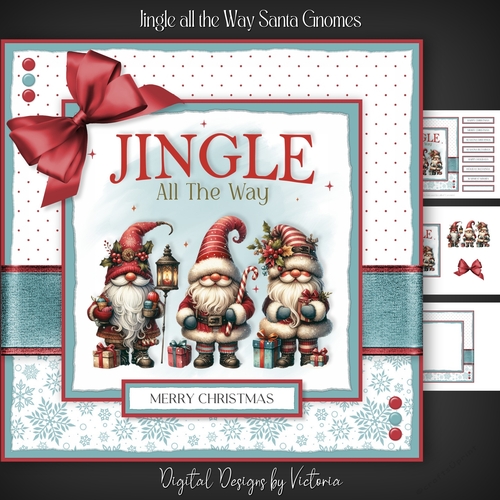 Jingle all the Way Santa Gnomes
