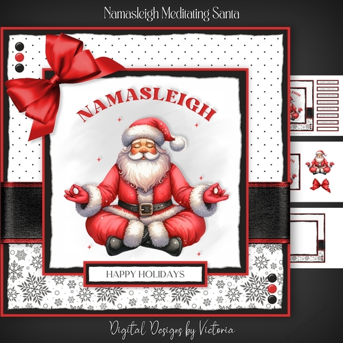 Namasleigh Meditating Santa