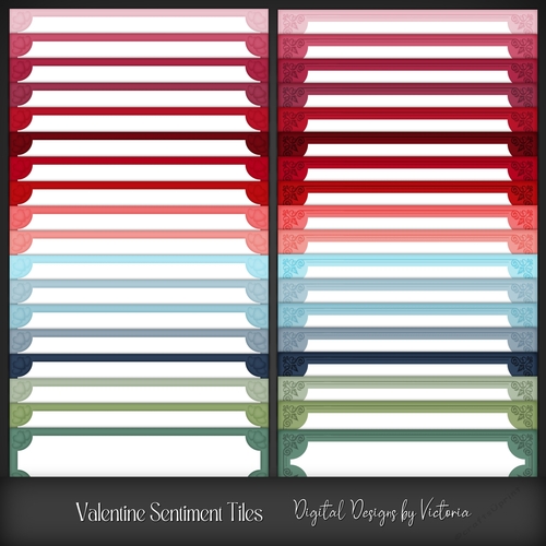 Valentine Sentiment Tiles