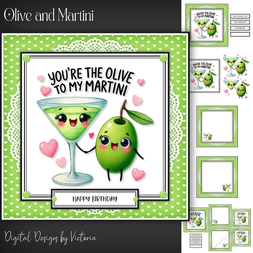 Olive and Martini