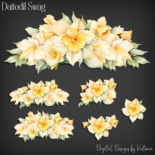 Daffodil Swag