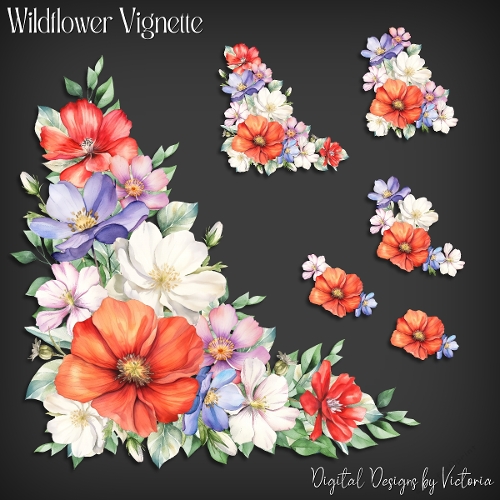 Wildflower Vignette