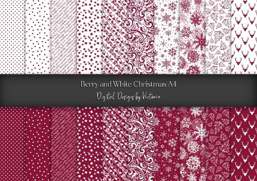 Berry and White Christmas A4