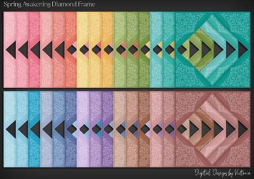 Spring Awakening Diamond Frame