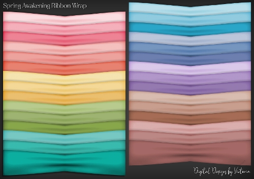 Spring Awakening Ribbon Wrap