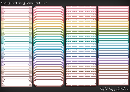 Spring Awakening Sentiment Tiles
