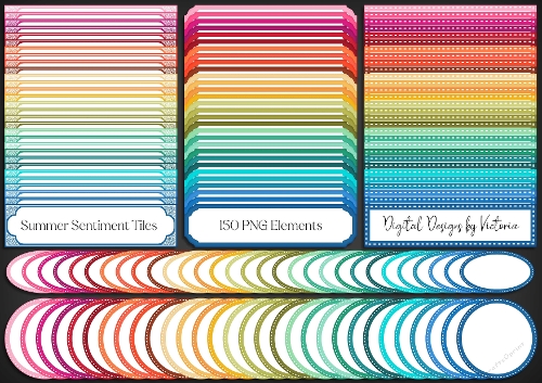 Summer Sentiment Tiles