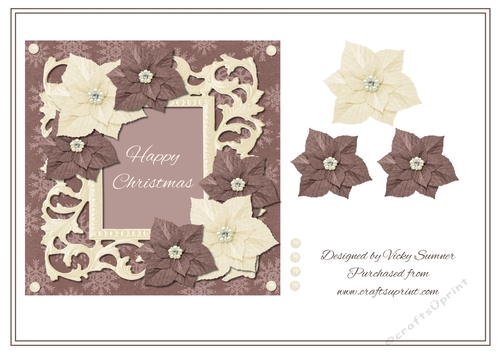 Chocolate and Cream Happy Christmas