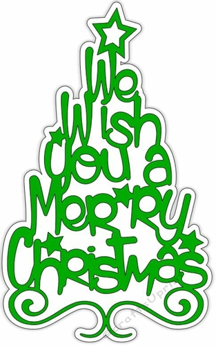 We Wish You A Merry Christmas Tree