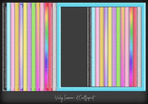 Glitter Frames set of 14