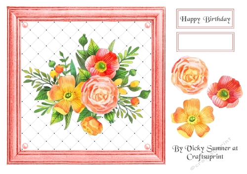 Flower Posy Birthday