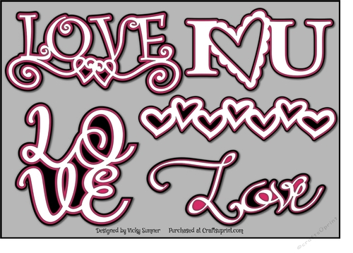 Love Set of 5