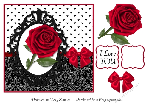 Red Rose I Love You