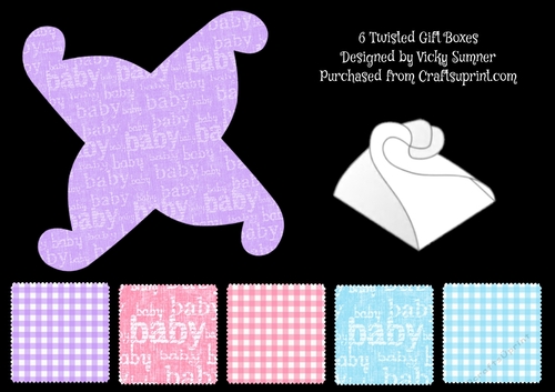 Baby Twisted Gift Boxes Set of 6