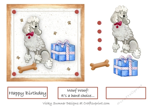 Woof Woof! Poodle