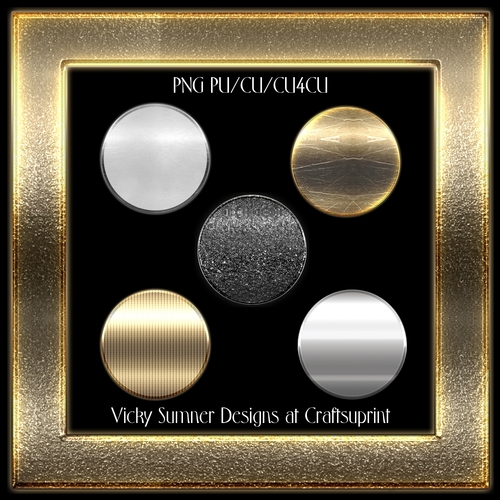 Shiny Chunky Frame set of 6
