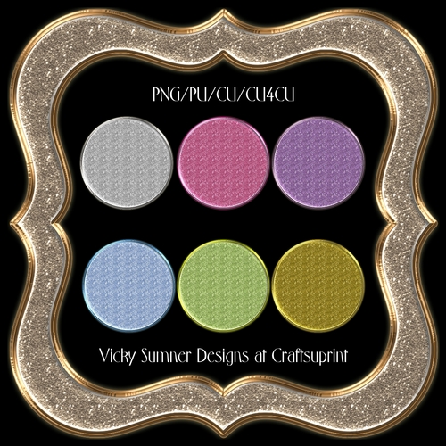Fancy Chunky Frame set of 7