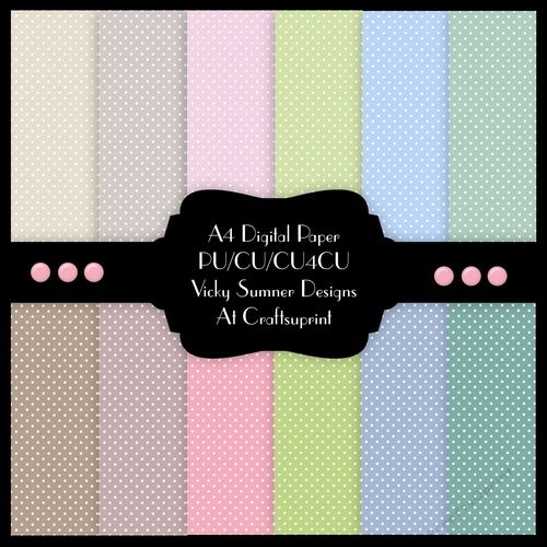 Soft Natural A4 Digital Paper set of 12