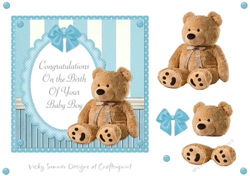 Baby Boy Teddy Bear