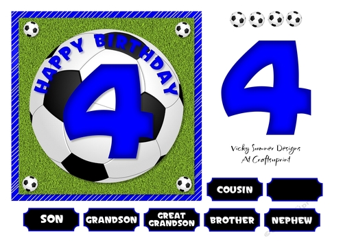 Football Blue Age 4
