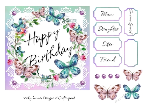 Happy Birthday Butterflies