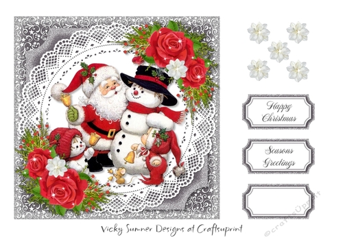 Christmas Floral Red 4