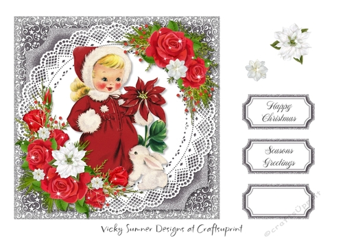 Christmas Floral Red 7