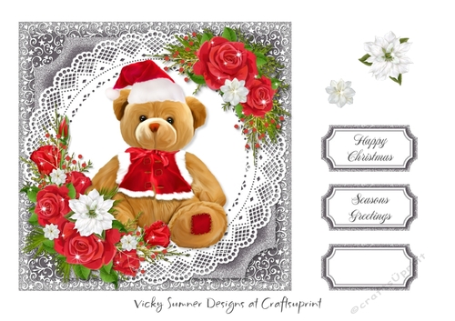 Christmas Floral Red 9