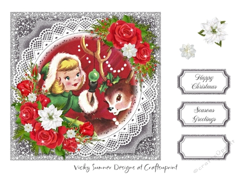 Christmas Floral Red 10
