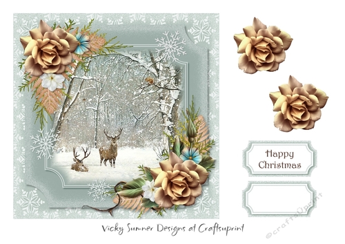 Deer In The Snow