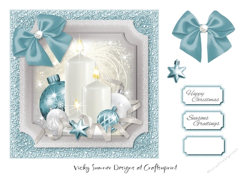 Candle Light Soft Teal