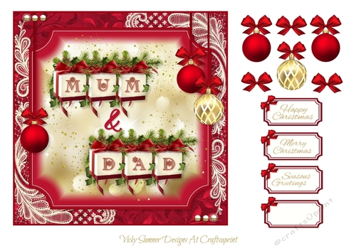 Mum and Dad Christmas Gift Boxes