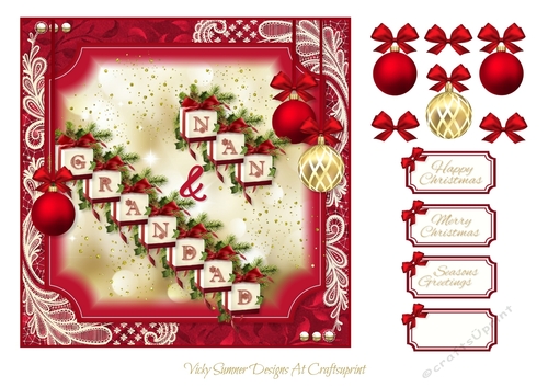 Nan and Grandad Christmas Gift Boxes