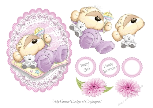 Baby Girl Topper 2
