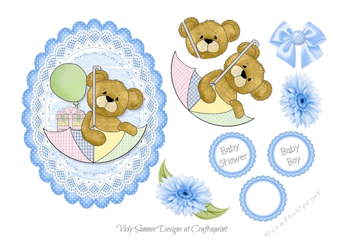 Baby Shower Boy Topper 2