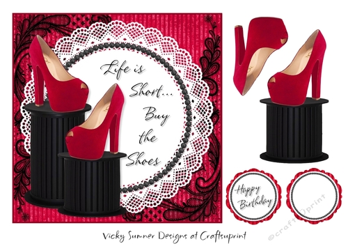 Life is Short Buy the Shoes 4