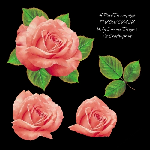Rose Decoupage 2