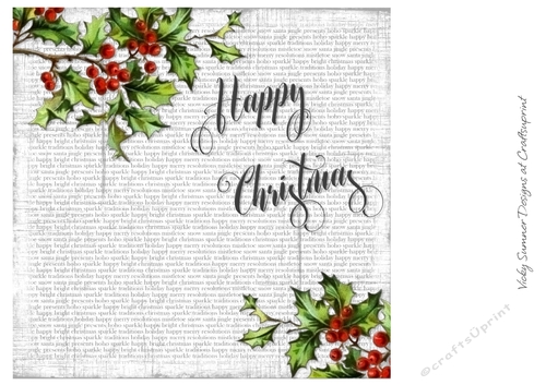 Happy Christmas and Holly 