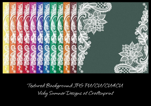 Lace and Textured Digital Paper in Autumn Fall Colours