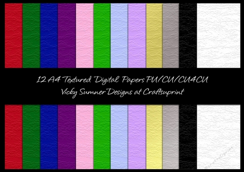 Textured Embossed 2 Christmas 2 Colours