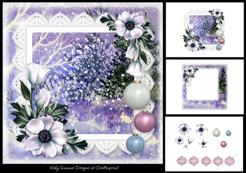 Winter Woodland Rabbit Mini Kit