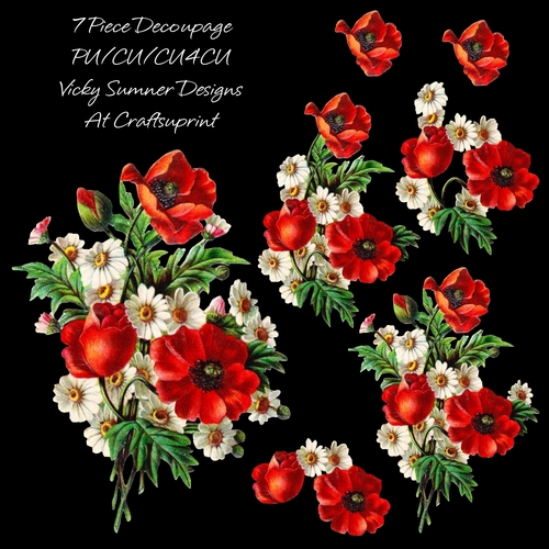 Poppy Decoupage