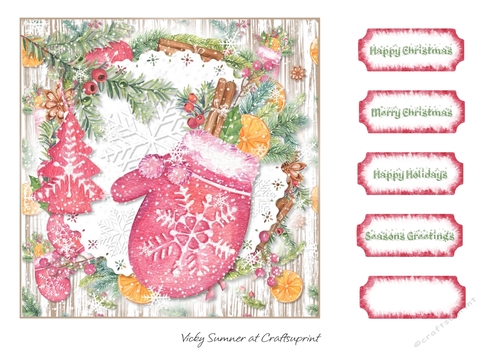 Watercolour Christmas 1