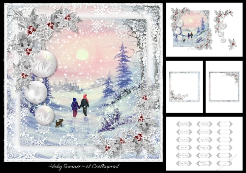 Frosty Christmas Mini Kit 4