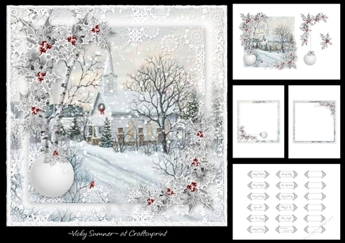 Frosty Christmas Mini Kit 7