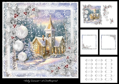 Frosty Christmas Mini Kit 8